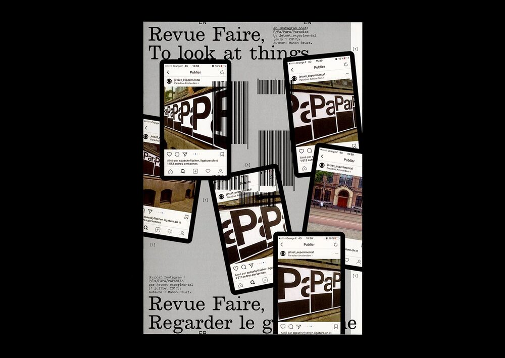 『Revue Faire』：言行一致のグラフィックデザイン誌